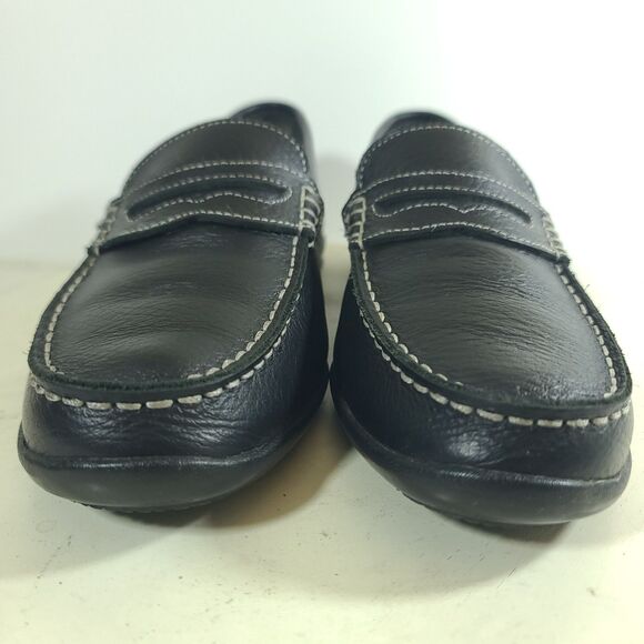 Footjoy Club Penny Loafer Men\'s 7 M Black Leather Casual Slip On Shoes 79047 EUC main image 4